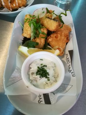 Tofish bites at Unity Diner in East London