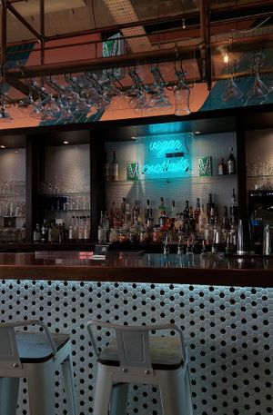 Bar at Unity Diner in East London