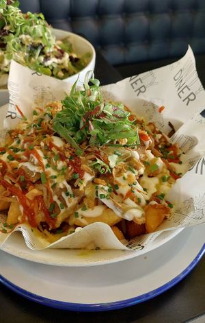 Dirty Loaded Nachos at Unity Diner in East London