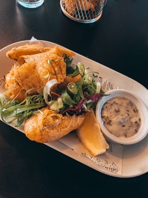 Tofish bites  at Unity Diner in East London