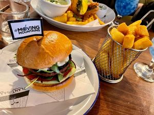 Truffle Shuffle Burger  at Unity Diner in East London