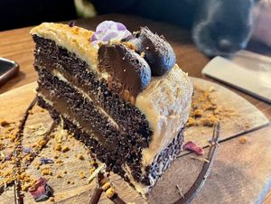 Salted Caramel Cake  at Unity Diner in East London