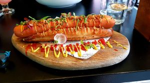 New York classic dawg  at Unity Diner in East London