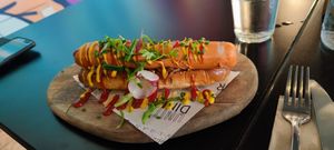 New York classic dawg at Unity Diner in East London