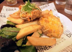 Chicken Parma at Unity Diner in East London
