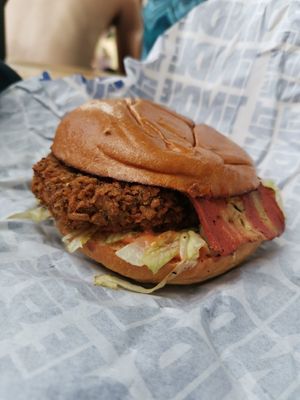 Chicken Burger at Unity Diner in East London