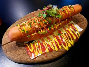 Bad UX hot dog - seriously, don't order this at Unity Diner in East London