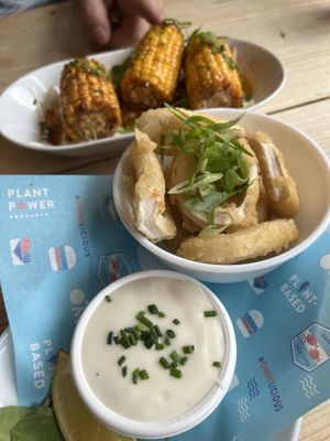 Calamari   at Unity Diner in East London