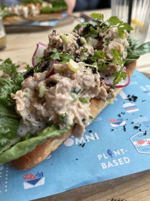 Tuna roll  at Unity Diner in East London