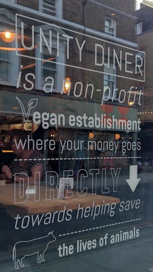  at Unity Diner in East London