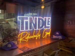 Mock meat company doing promotion   at Unity Diner in East London