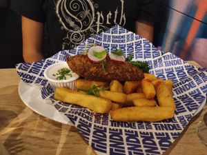 Chicken kiev at Unity Diner in East London
