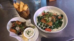   at Unity Diner in East London