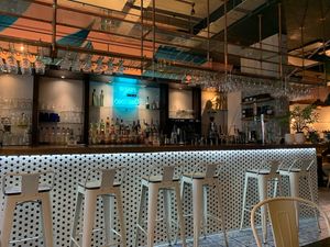 Bar   at Unity Diner in East London