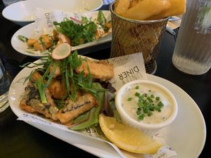 Tofish bites   at Unity Diner in East London