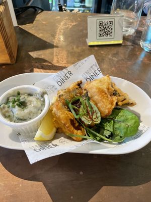 Tofish bites   at Unity Diner in East London