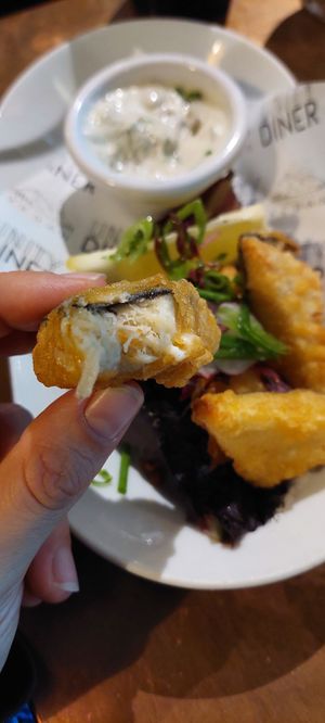 Flakey Tofish at Unity Diner in East London