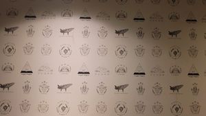 Wallpaper at Unity Diner in East London