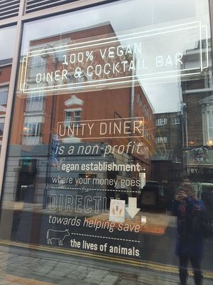Love this at Unity Diner in East London