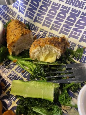 Chicken Kiev  at Unity Diner in East London