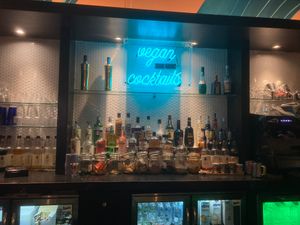 Vegan cocktails at Unity Diner in East London