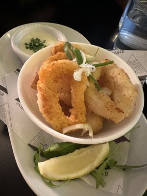 Calimari   at Unity Diner in East London