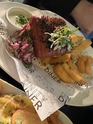 Tempeh roast   at Unity Diner in East London