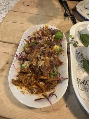 sorry the last pictures were taken from a video they kinda suck   at Unity Diner in East London