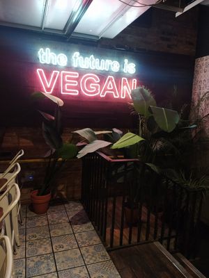 Entrance at Unity Diner in East London