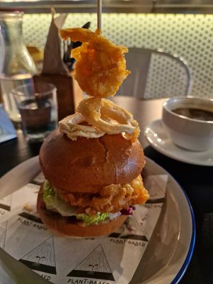 Tofish Stack Burger at Unity Diner in East London