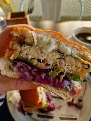 Tofish Stack Burger at Unity Diner in East London