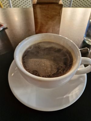 Coffee at Unity Diner in East London