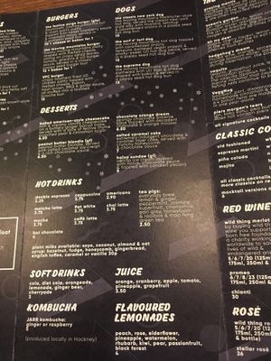   at Unity Diner in East London