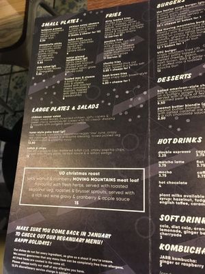   at Unity Diner in East London