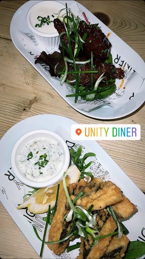   at Unity Diner in East London