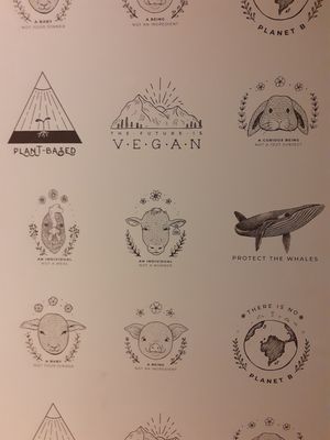 Wallpaper outside restrooms is awesome, i need this in my house! at Unity Diner in East London