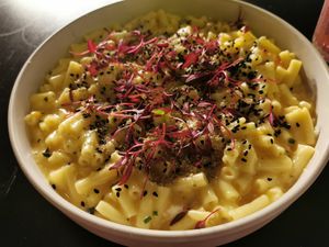 Lobster Mac at Unity Diner in East London