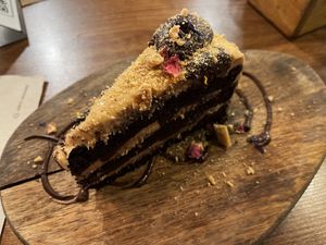 the cake  at Unity Diner in East London