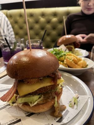 VFC Chicken burger   at Unity Diner in East London