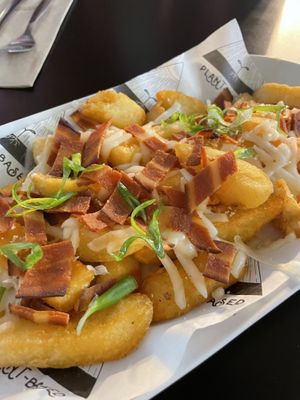 Vegan Cheesy Bacon Fries  at Unity Diner in East London