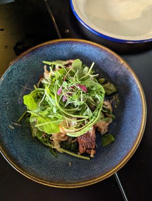 Bacon with Sauerkraut at Unity Diner in East London