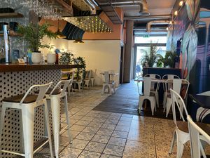   at Unity Diner in East London