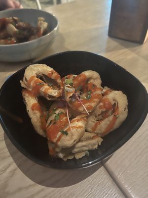 Calamari  at Unity Diner in East London