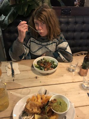   at Unity Diner in East London