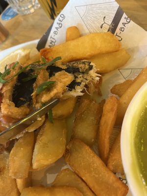 Inside the Tofish  at Unity Diner in East London