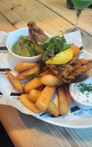 Fish and Chips at Unity Diner in East London