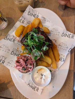 BBQ Tempeh at Unity Diner in East London