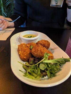 Croquettes at Unity Diner in East London