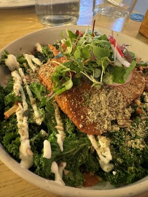 Steak and bacon   at Unity Diner in East London