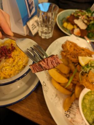 The fake steak at Unity Diner in East London
